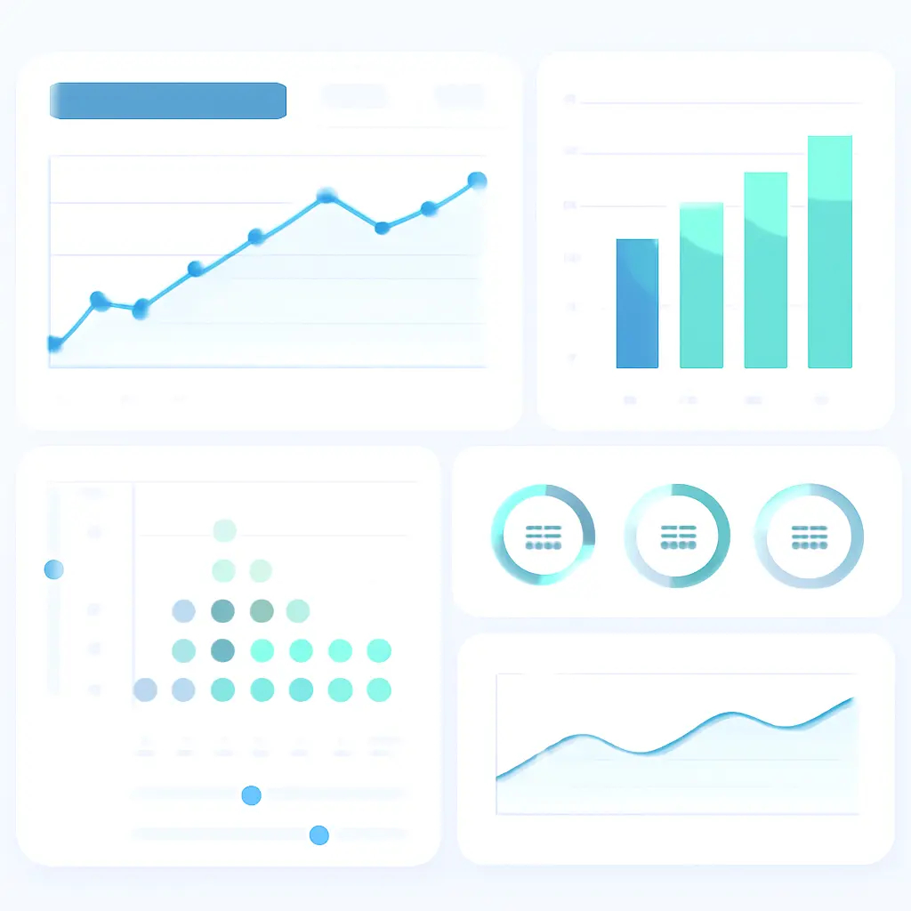 Interactive data dashboard showing casino ratings and trends