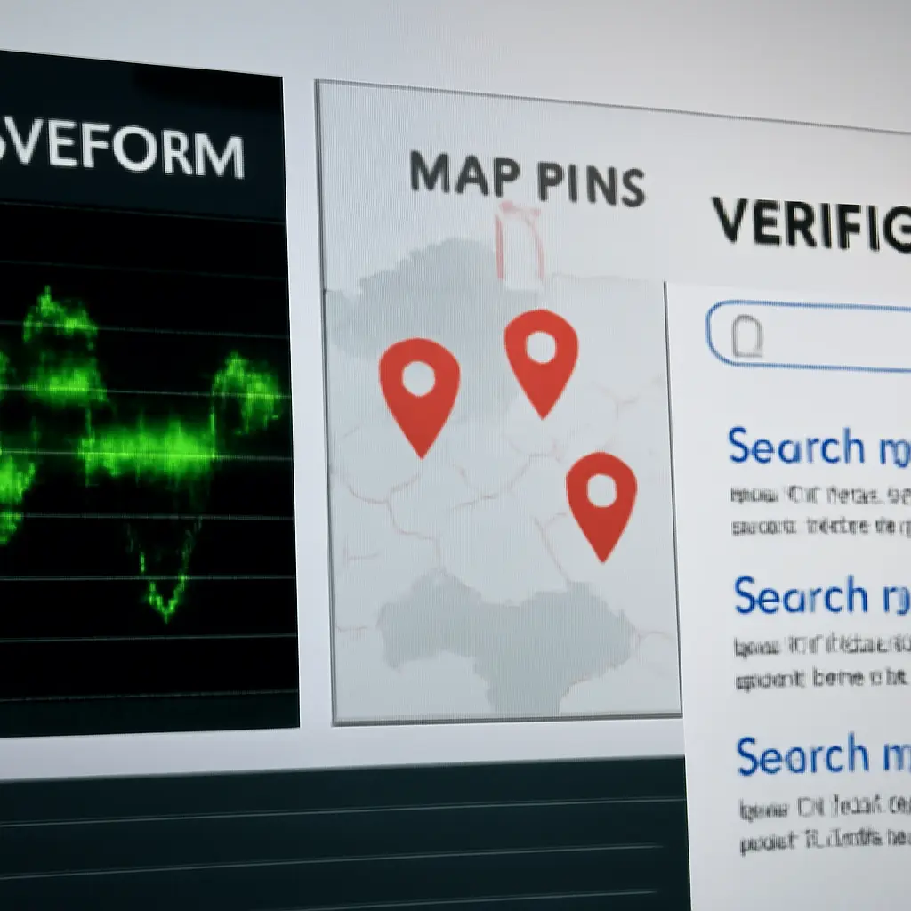 Collection of digital verification tools on a screen